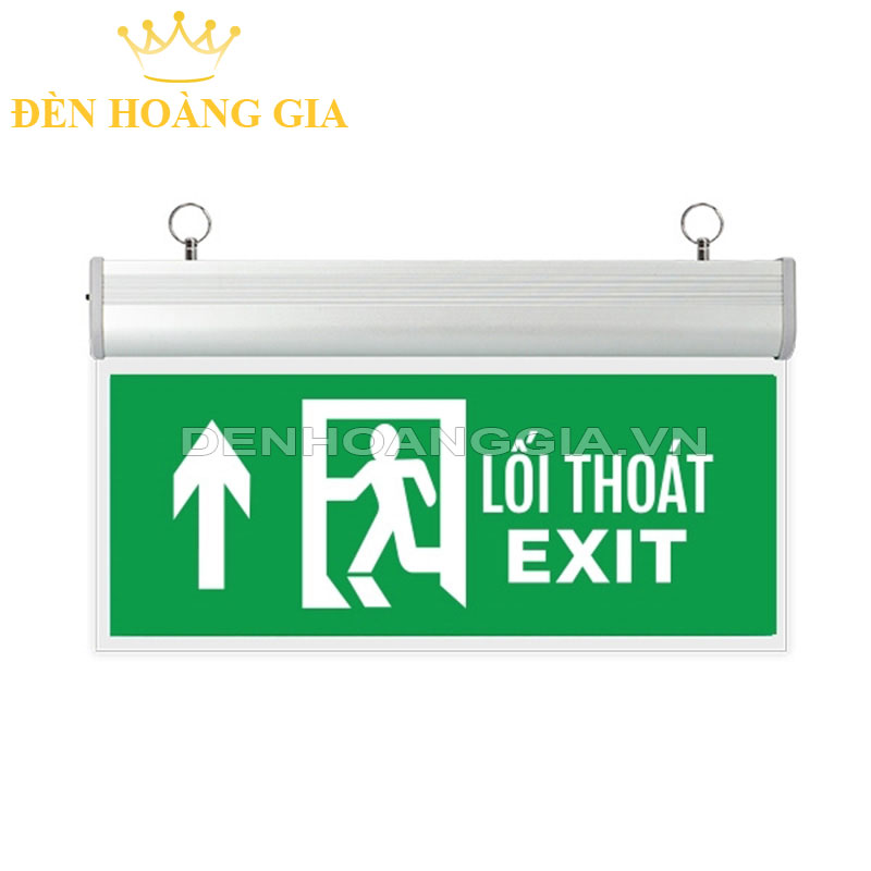 Đèn led exit thoát hiểm – chỉ dẫn mica Kingled chỉ hướng lên 3w