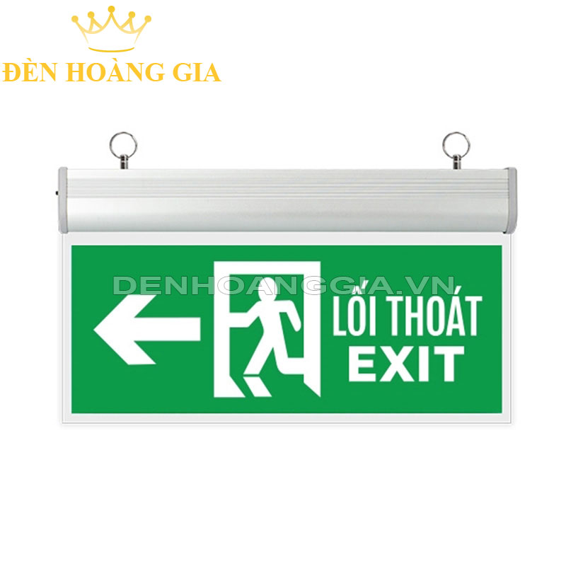 Đèn led exit thoát hiểm – chỉ dẫn mica Kingled chỉ hướng trái 3w