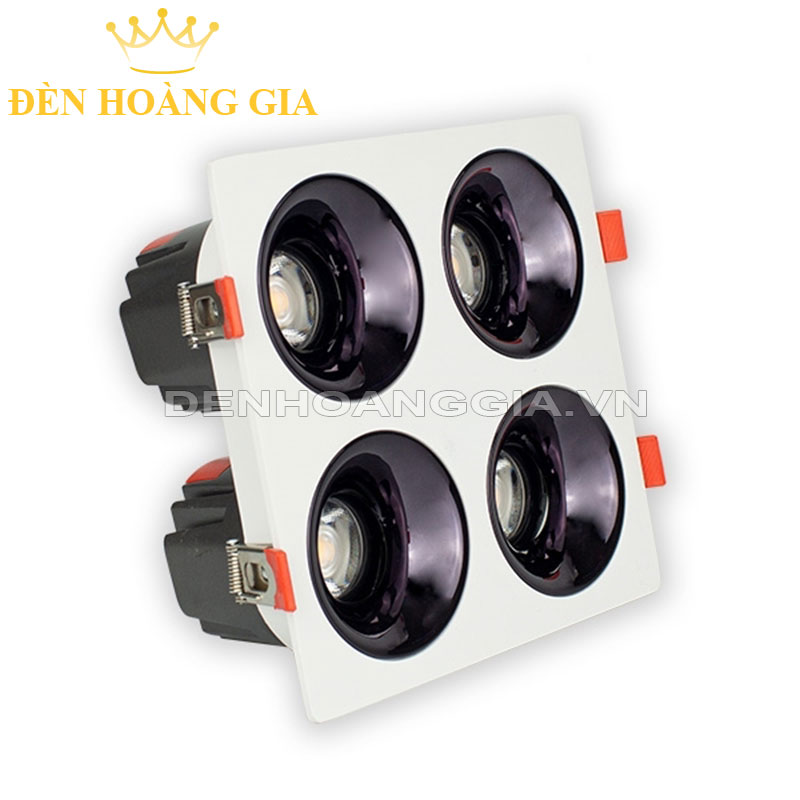 Đèn led spotlight bốn bóng Kingled Turquoise