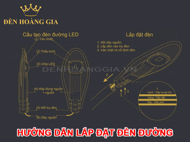 Hướng Dẫn Lắp Đặt đèn đường cao áp 250W