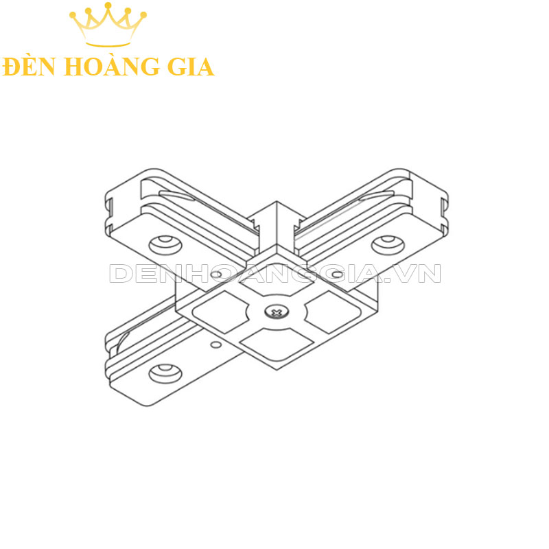 Bộ nối chữ T thanh ray Rạng Đông RAY TRL01/NCT