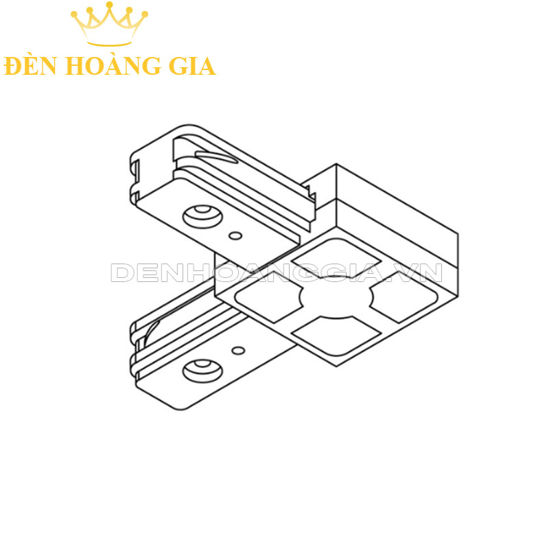 Bộ nối góc thanh ray Rạng Đông RAY TRL01/NG