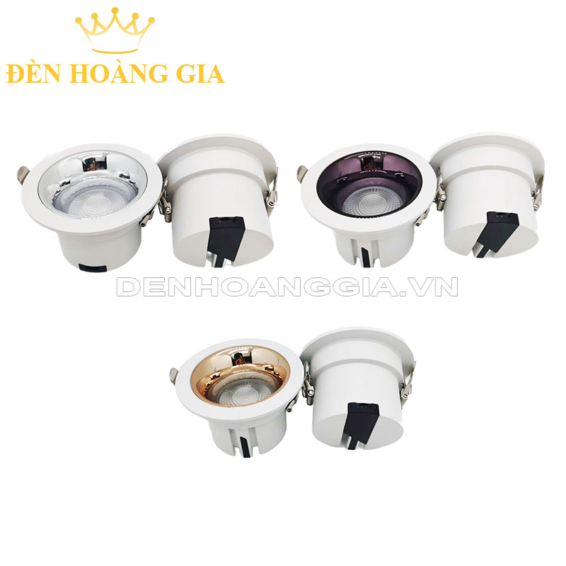 Đèn led downlight âm trần tròn Venus 7w 10w
