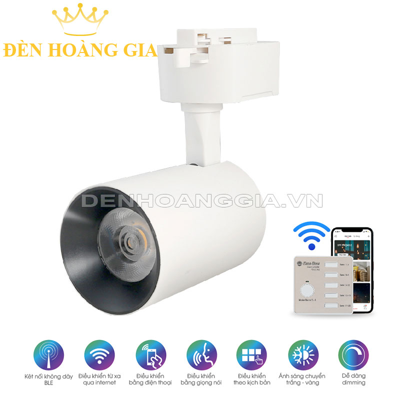Đèn led rọi ray Tracklight Bluetooth Rạng Đông TRL04.BLE 20w 25w