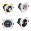 Đèn led spotlight âm trần mặt phẳng cao cấp vuông 7w 12w 15w 18w