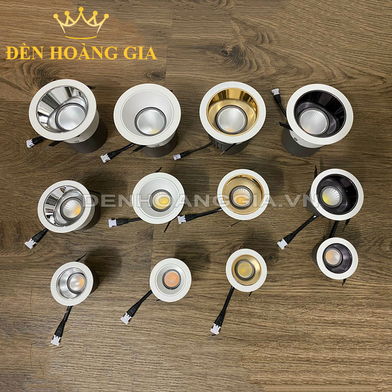Đèn led spotlight âm trần tròn Apollo 7w 12w 15w 18w 20w 30w