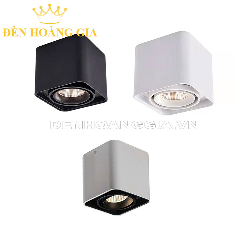 Đèn led spotlight gắn nổi Plus vuông 7w 12w