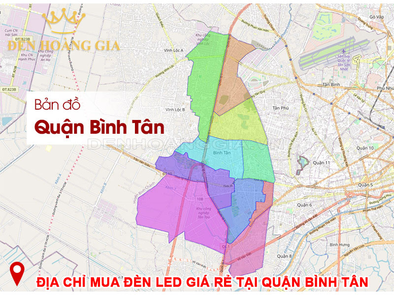 Địa chỉ mua đèn led giá rẻ tại Quận bình tân