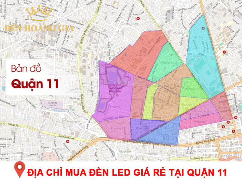 Địa chỉ mua đèn led giá rẻ tại quận 11
