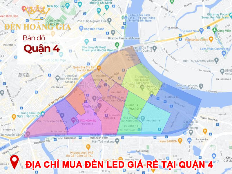 Địa chỉ mua đèn led giá rẻ tại quận 4