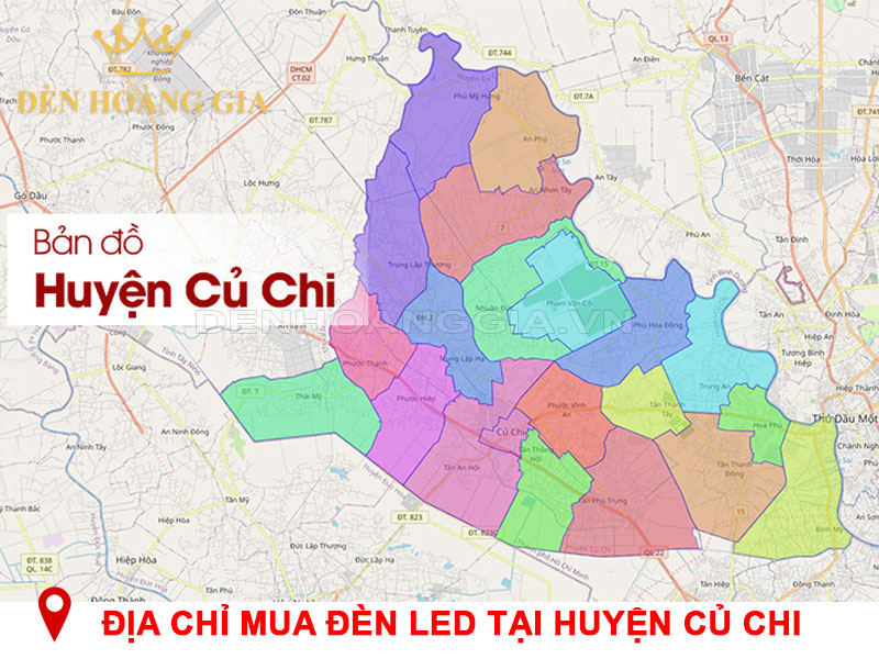 Địa chỉ mua đèn led tại huyện củ chi