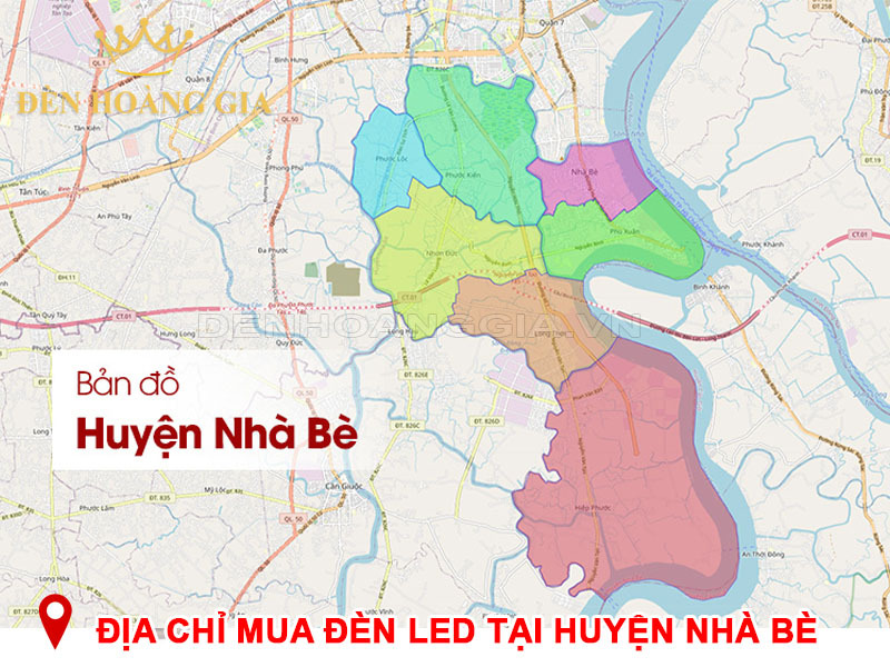 Địa chỉ mua đèn led tại huyện nhà bè