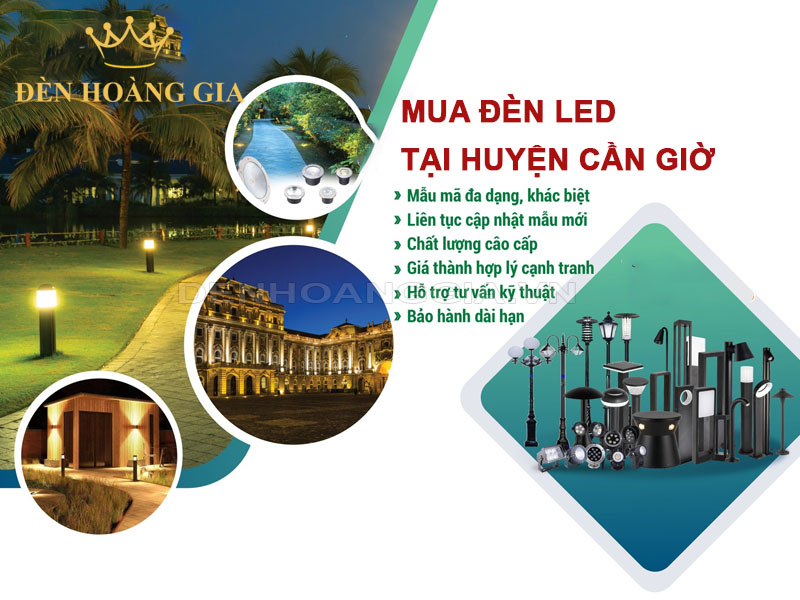 Mua đèn led tại Huyện Cần Giờ ở đâu giá rẻ