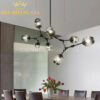Đèn chùm hiện đại kiểu Ý 8 bóng Rolux-DCHDY8B