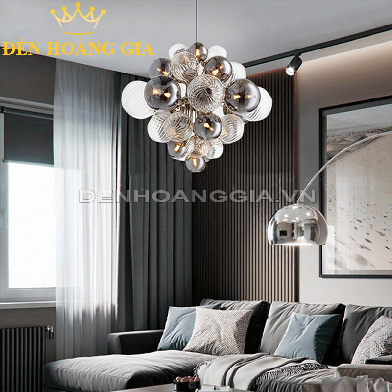 Đèn chùm hiện đại phân tử Luxury Rolux-DCHD6072