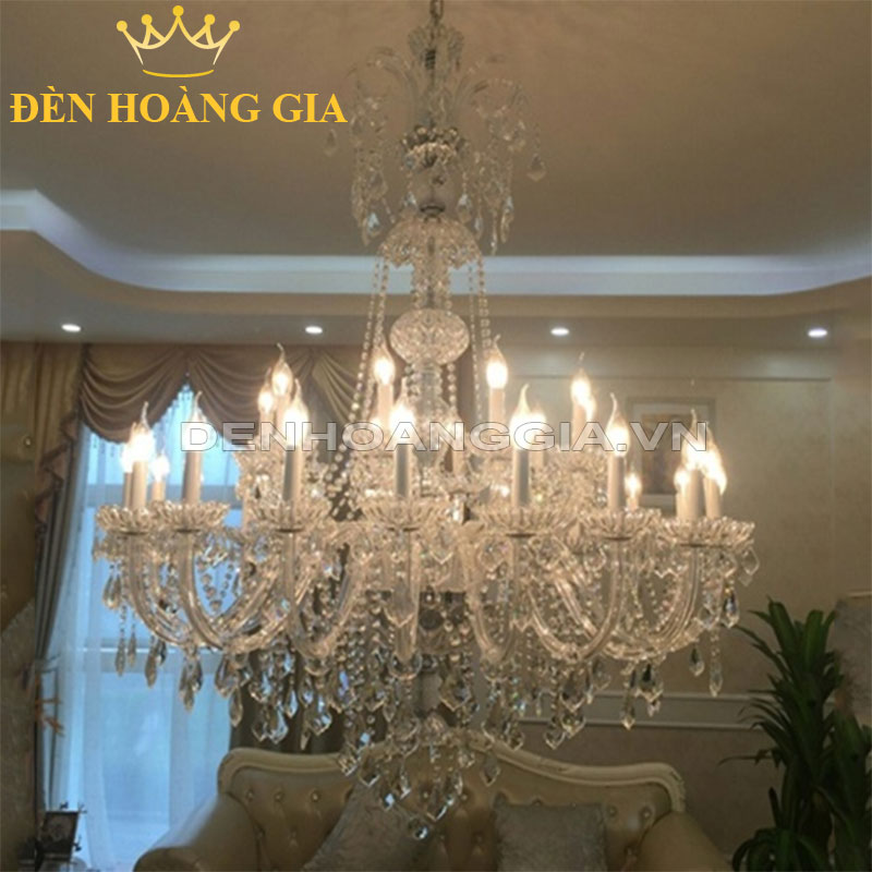 Đèn chùm pha lê Luxury Rolux-DCPL9064-24