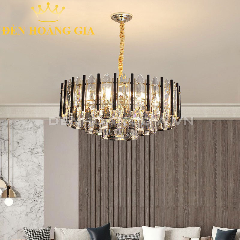 Đèn chùm thả Pha lê Luxury Rolux-DCTPL8073