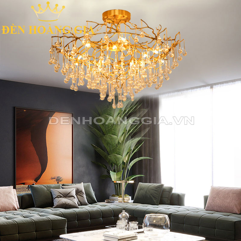 Đèn chùm thả Pha lê Phương Đông Serip Rolux-DCTPL8139