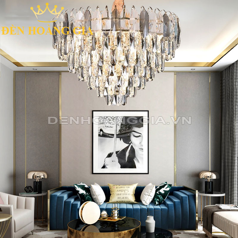 Đèn chùm thả Pha lê Rolux-DCTPL19205