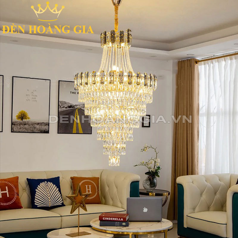 Đèn chùm thả Pha lê Rolux-DCTPL8168