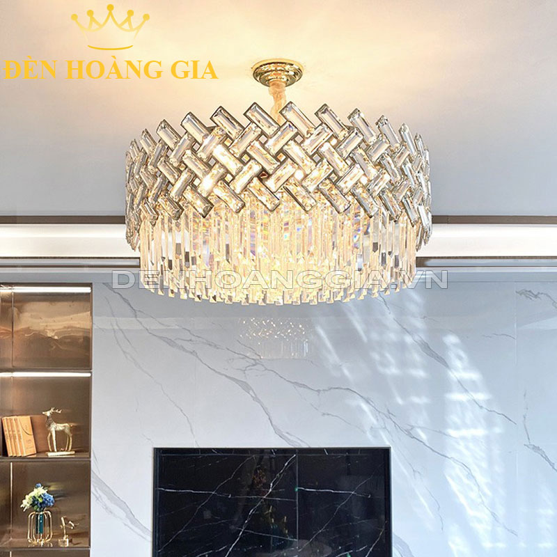 Đèn chùm thả Pha lê Rolux-DCTPL882003