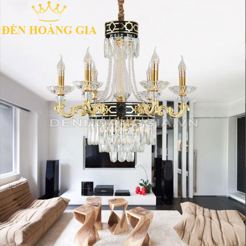 Đèn chùm thả Pha lê Rolux-DCTPL89108