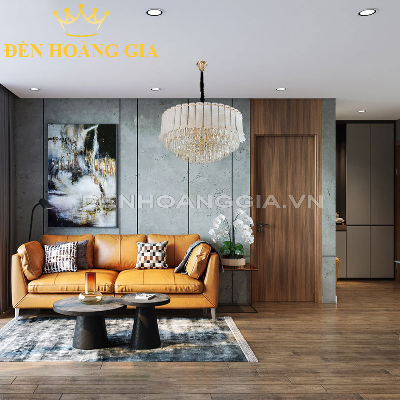 Đèn chùm thả Pha lê Rolux-DCTPLB8097