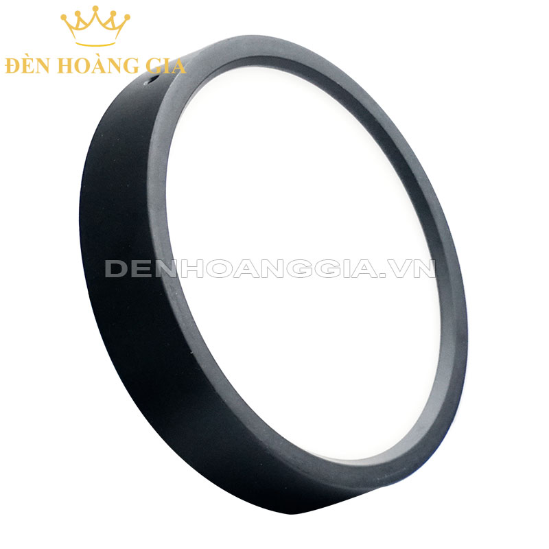 Đèn led ốp trần tròn vỏ đen