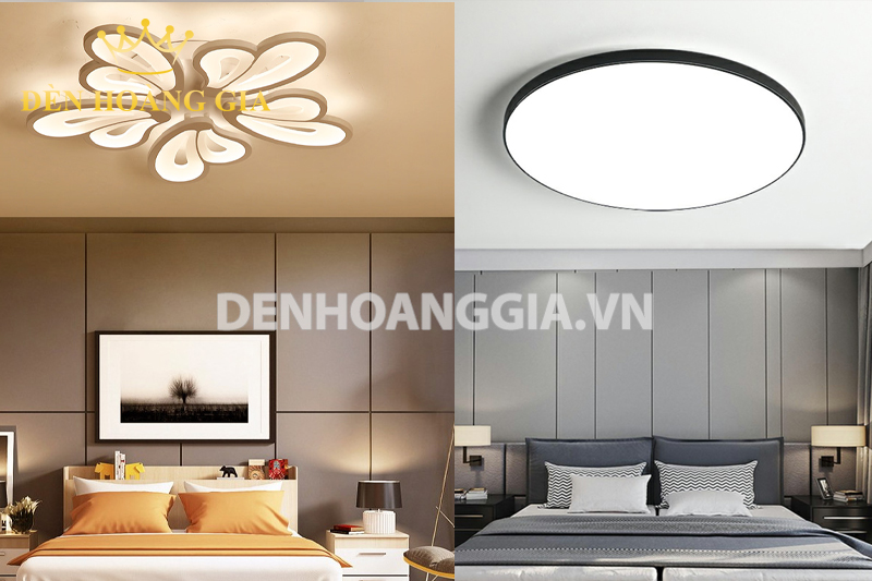 đèn mâm ốp trần phòng ngủ 1