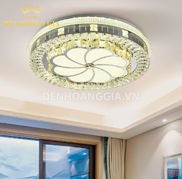 đèn mâm ốp trần phòng ngủ 3