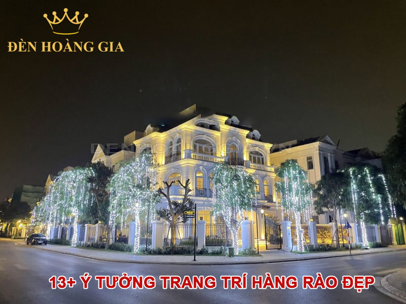 13+ ý tưởng trang trí hàng rào đẹp và ấn tượng