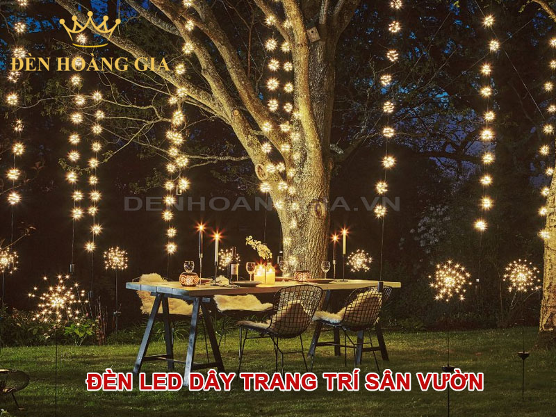 Đèn led dây trang trí sân vườn loại nào tốt
