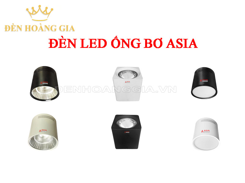 Đèn led ống bơ Asia