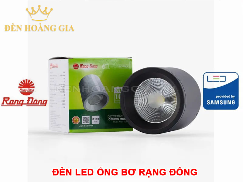 Đèn led ống bơ Rạng Đông