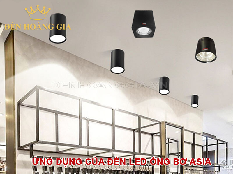 Ứng dụng thực tế của đèn LED ống bơ Asia