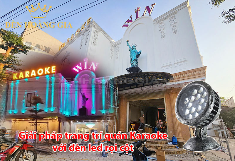 giai-phap-trang-tri-quan-karaoke-voi-den-led-roi-cot
