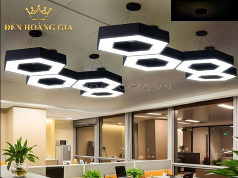 Đèn LED Thả Trần lục giác