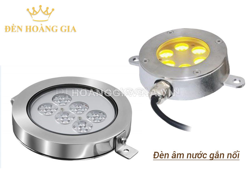 Đèn âm nước gắn nổi