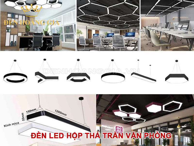đèn led hộp thả trần 1,2m