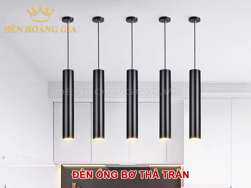 Đèn ống bơ thả trần