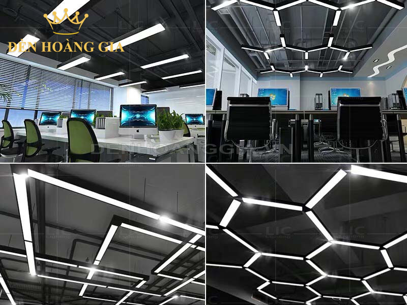 đèn led hộp thả trần 1,2m văn phòng