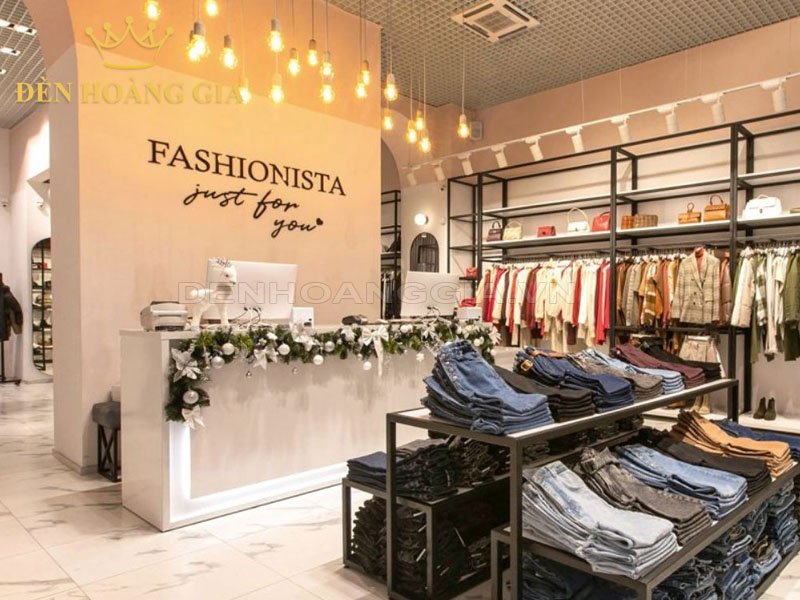 Kỹ thuật chiếu sáng không gian shop quần áo