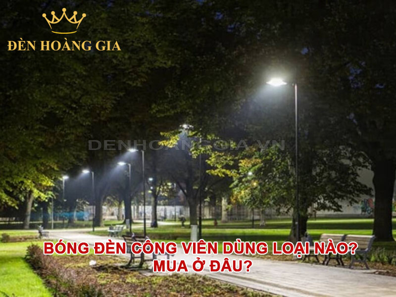 Bóng đèn công viên dùng loại nào? Mua ở đâu?