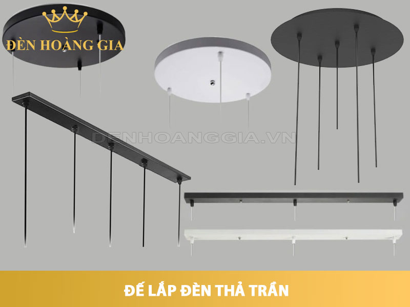 Đế lắp đèn thả trần