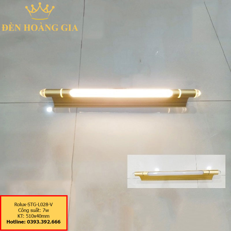 Đèn led soi tranh - soi gương Rolux-STG-L028-V