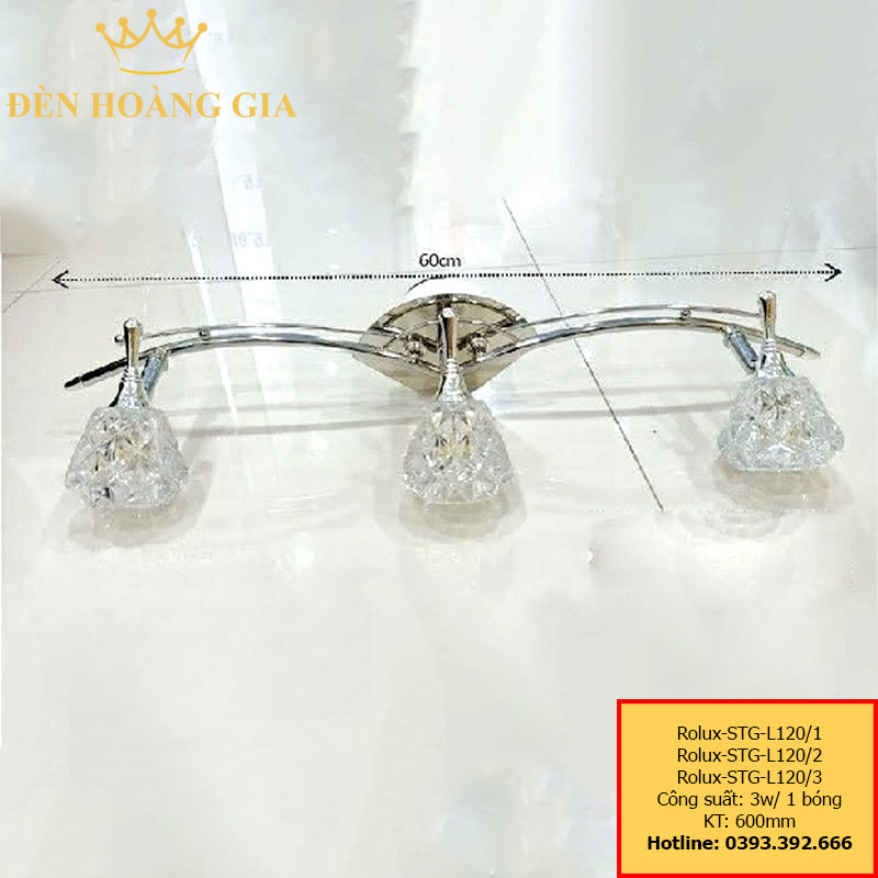 Đèn led soi tranh - soi gương Rolux-STG-L120-3