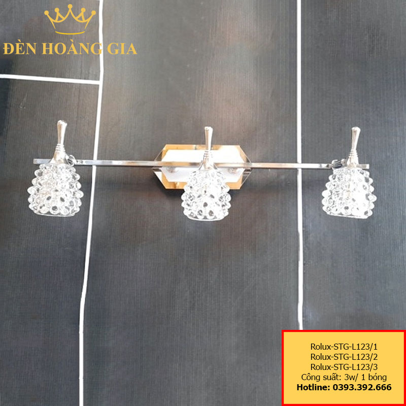 Đèn led soi tranh - soi gương Rolux-STG-L123-3