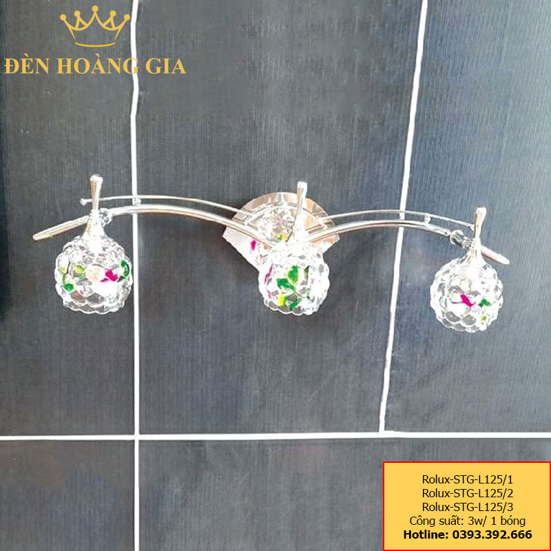 Đèn led soi tranh - soi gương Rolux-STG-L125-3