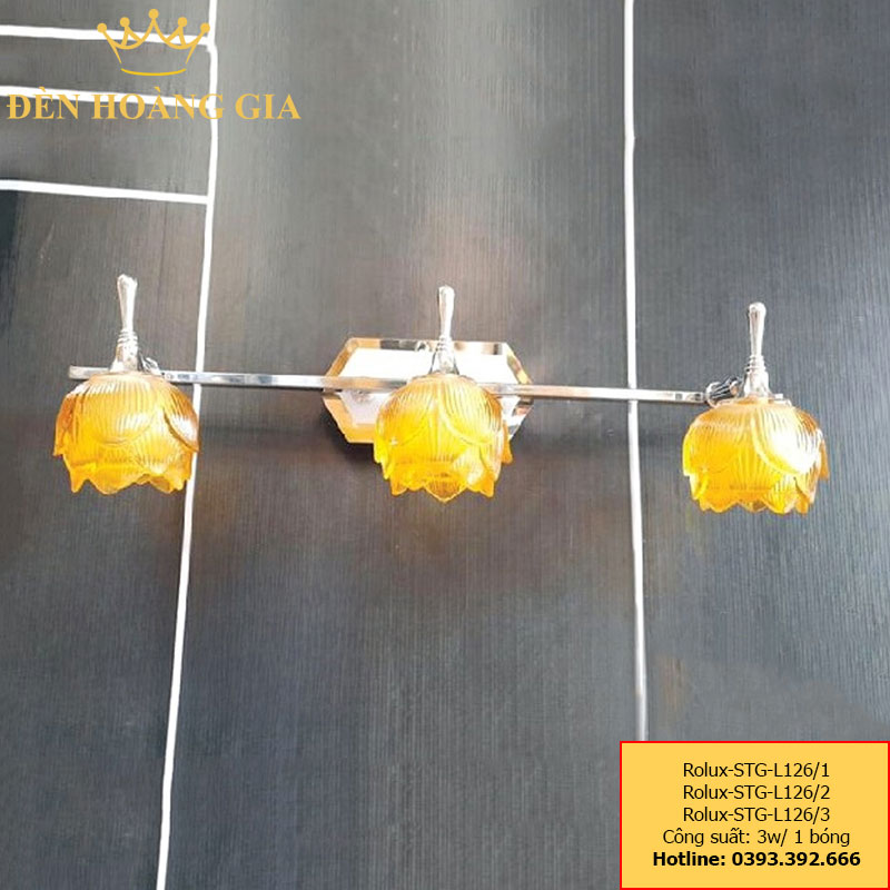 Đèn led soi tranh - soi gương Rolux-STG-L126-3