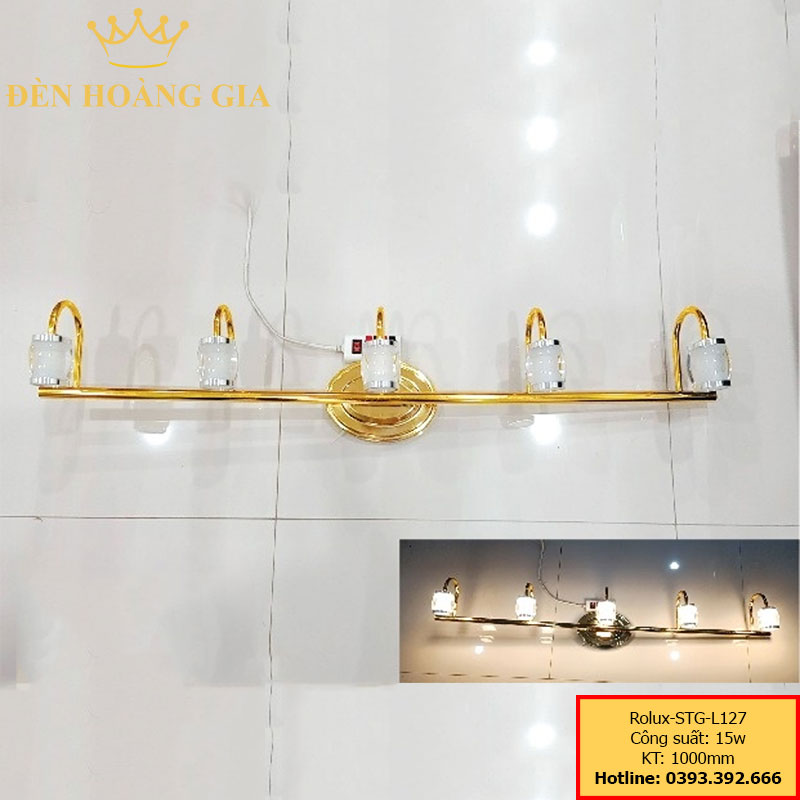 Đèn led soi tranh - soi gương Rolux-STG-L127